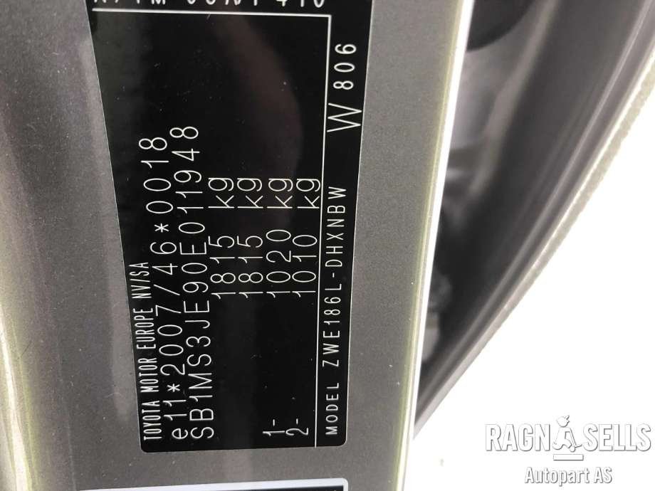 Toyota Auris 2013-2015 (Type II, Fase 1) , Motorkode: 2ZR-FXE, Girkassekode: CVT