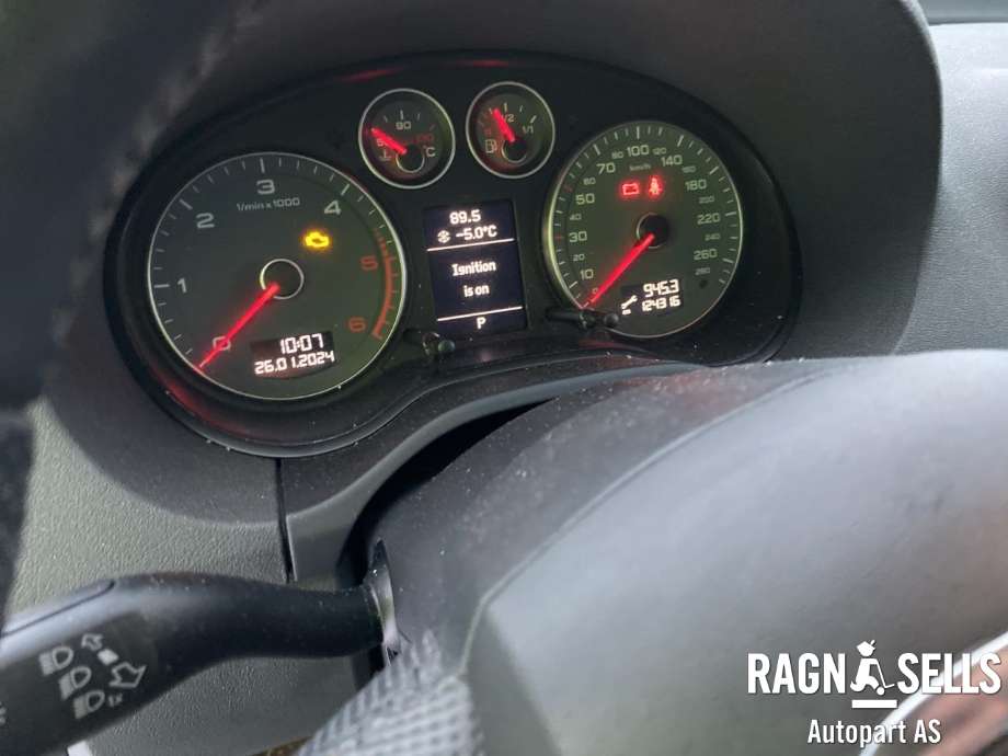 Audi A3 2009-2012 (Type II, Fase 2) , Motorkode: CAYC, Girkassekode: NQE