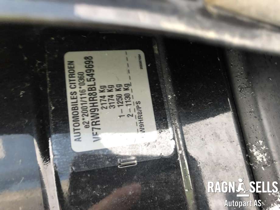 Citroën C5 2008-2017 (Type II) , Motorkode: 9H05, Girkassekode: CP 17X71