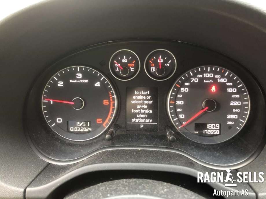 Audi A3 2009-2012 (Type II, Fase 2) , Motorkode: CAYC, Girkassekode: NKA