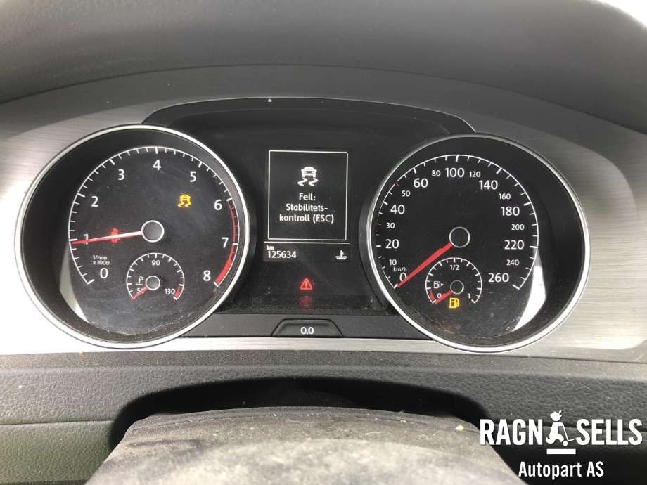 VW Golf VII 2012-2017 (Fase 1) , Motorkode: CJZ, Girkassekode: PRL