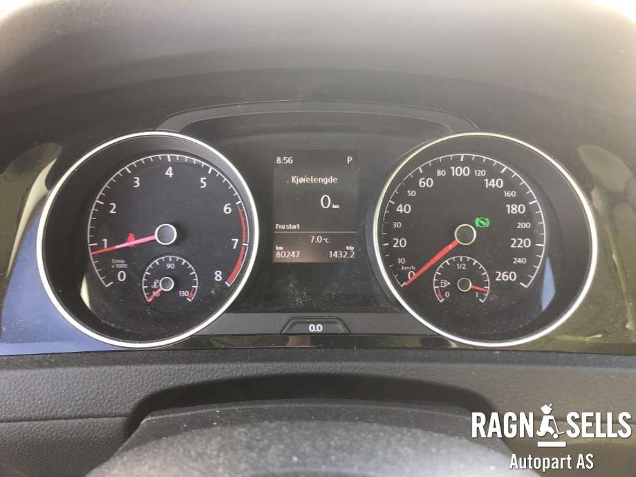 VW Golf VII 2012-2017 (Fase 1) , Motorkode: CPTA, Girkassekode: PLF