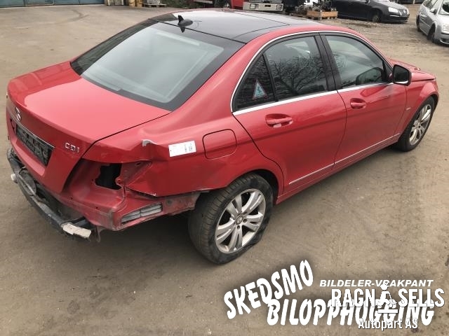 Mercedes C-Klasse 2007-2011 (Fase 1) (W204) (W204), Motorkode: 646811, Girkassekode: 722640 07 211223