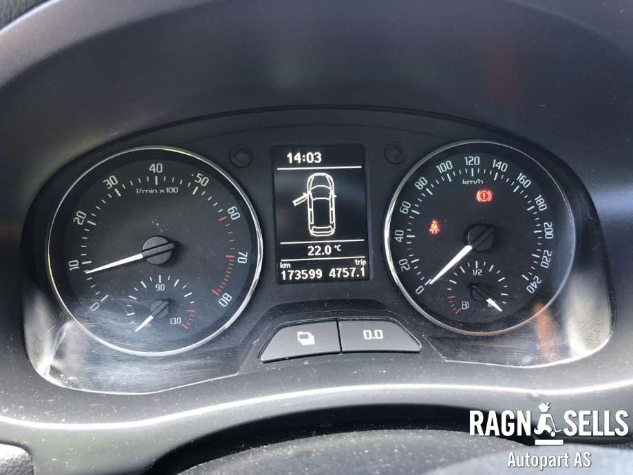 Škoda Fabia 2010-2014 (Type II, Fase 2) , Motorkode: CBZA, Girkassekode: MFX