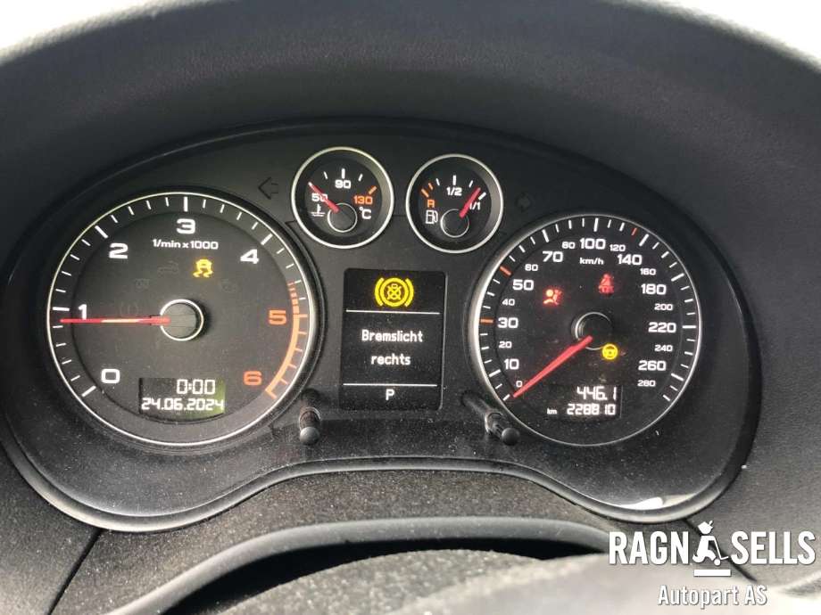 Audi A3 2009-2012 (Type II, Fase 2) , Motorkode: CAYC, Girkassekode: LQN