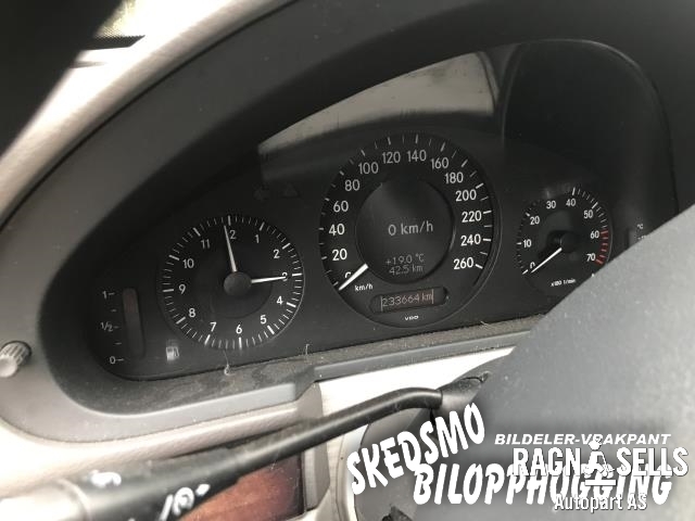 Mercedes E-Klasse 2002-2006 (Fase 1) (W211) (W211), Motorkode: 112917 31 862036, Girkassekode: 722667 05 437900