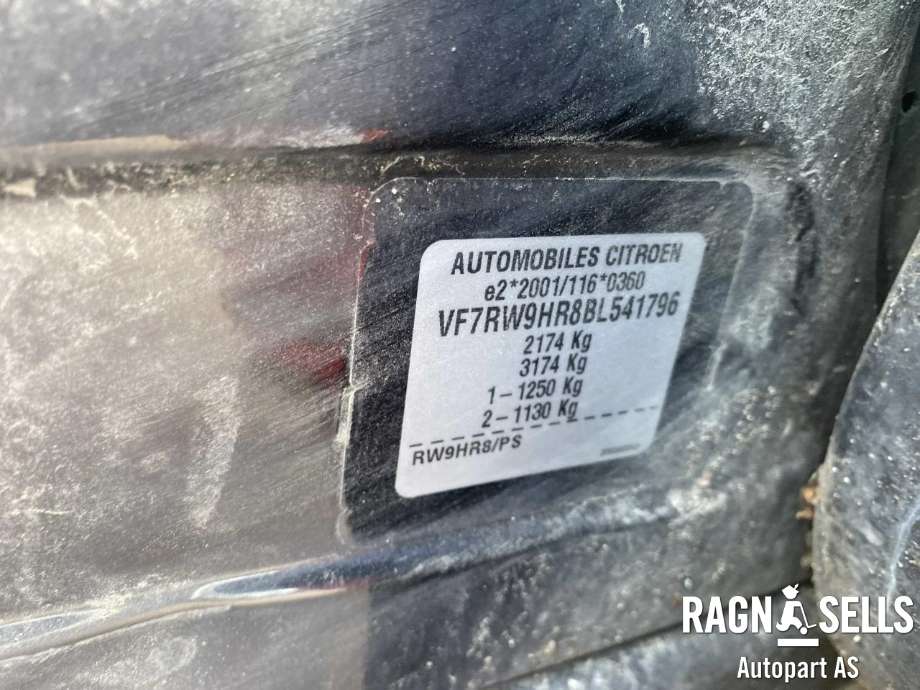 Citroën C5 2008-2017 (Type II) , Motorkode: 9H05, Girkassekode: CP 17X71