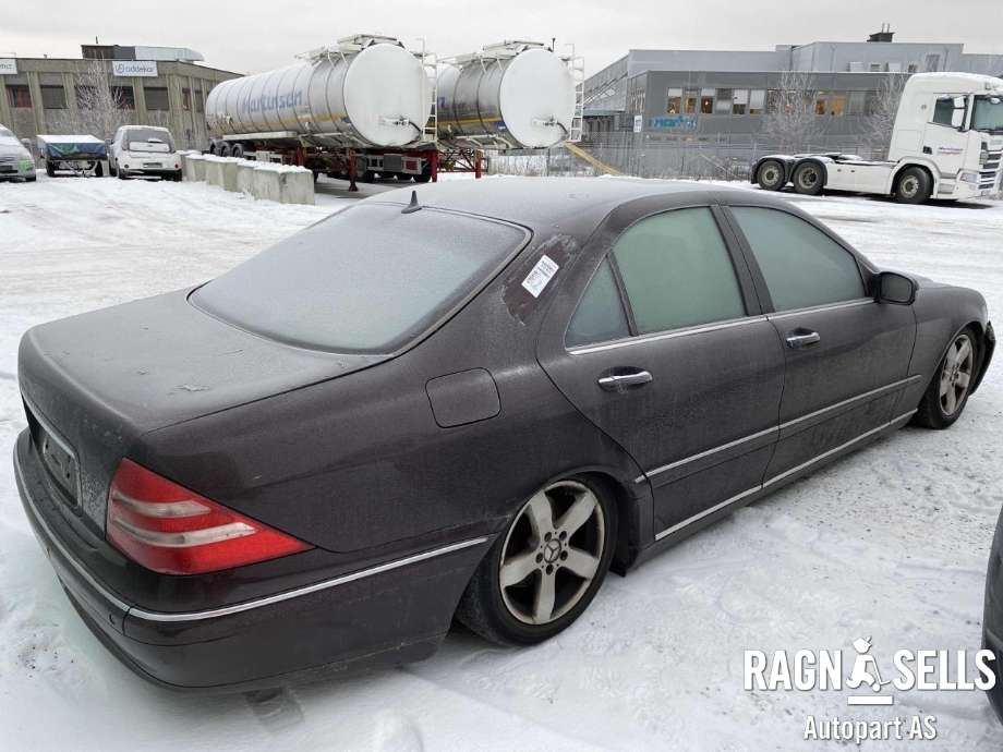 Mercedes S-Klasse 1999-2005 (W220) (W220), Motorkode: 112 944, Girkassekode: 722618