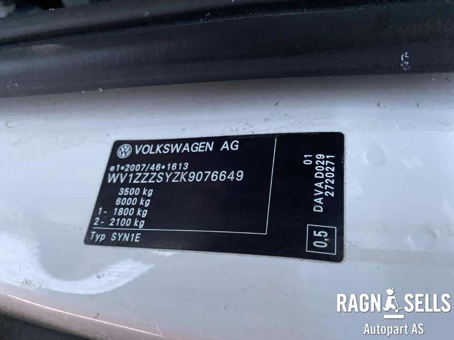 VW Crafter 2016-->> (Type II) , Motorkode: DAV, Girkassekode: 