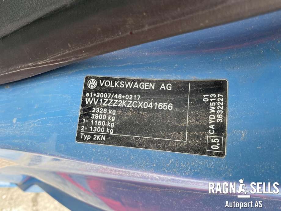 VW Caddy 2010-2015 (Type III, Fase 2) , Motorkode: CAY, Girkassekode: 
