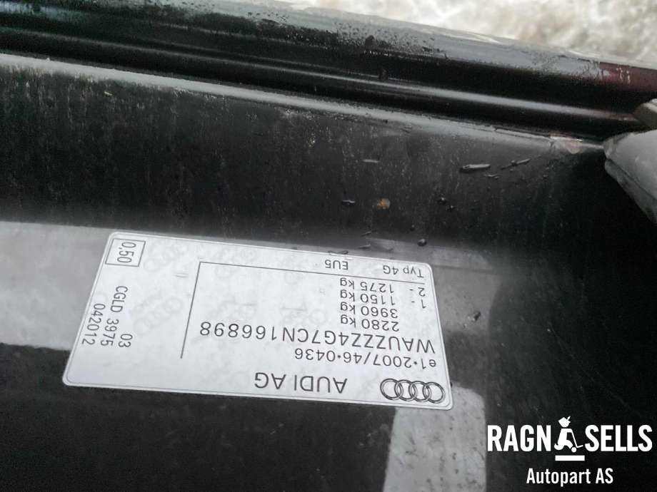Audi A6 2011-2014 (Type IV, Fase 1) (C7) (C7), Motorkode: CGL, Girkassekode: PCF