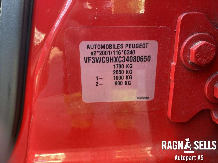 Peugeot 207 2006-2012 , Motorkode: 9HX, Girkassekode: