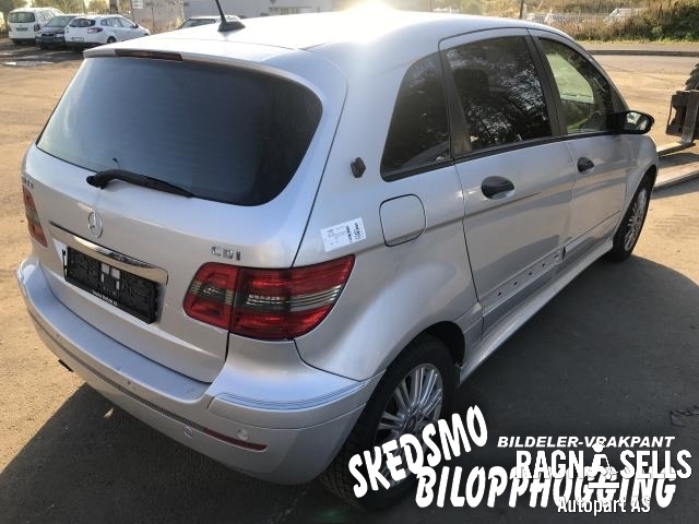 Mercedes B-Klasse 2005-2008 (Fase 1) (W245) (W245), Motorkode: 640940, Girkassekode: 722800 00 330926
