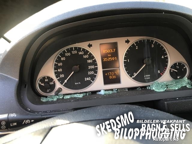 Mercedes B-Klasse 2005-2008 (Fase 1) (W245) (W245), Motorkode: 640940, Girkassekode: 722800 00 330926