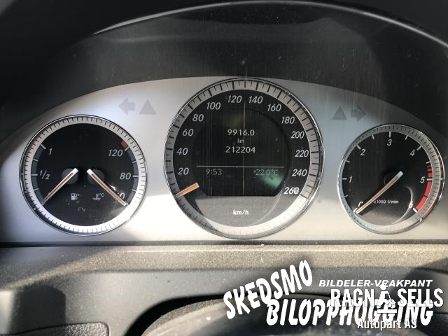 Mercedes C-Klasse 2007-2011 (Fase 1) (W204) (W204), Motorkode: 646811, Girkassekode: 716655 02 447374
