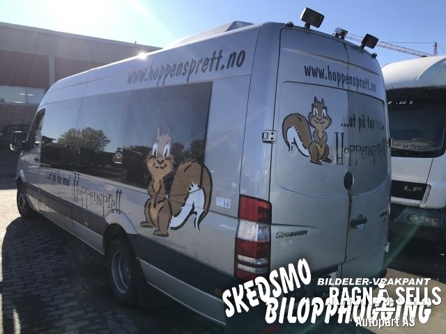 Mercedes Sprinter 2006-2013 (Fase 1) (906) (906), Motorkode: 642992 40 482499, Girkassekode: 722683 7 027824