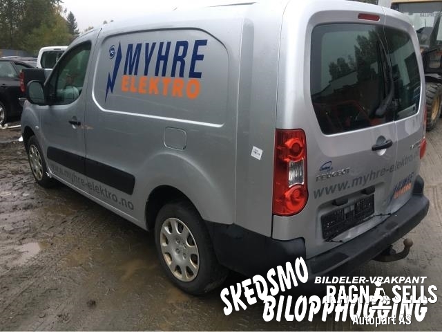 Peugeot Partner 2008-2015 (Type II, Fase 1) , Motorkode: 9HF, Girkassekode: 