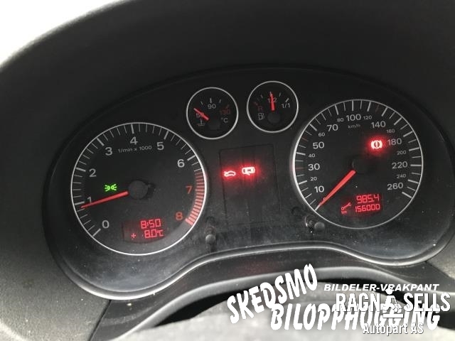 Audi A3 2003-2008 (Type II, Fase 1) , Motorkode: BAG, Girkassekode: GVV