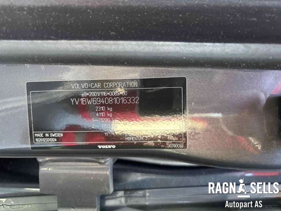 Volvo V70 2007-2013 (Type III, Fase 1) , Motorkode: D5244T(5), Girkassekode: