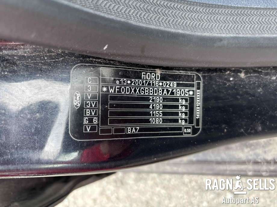 Ford Mondeo 2007-2010 (Type IV, Fase 1) , Motorkode: AZBA, Girkassekode: 