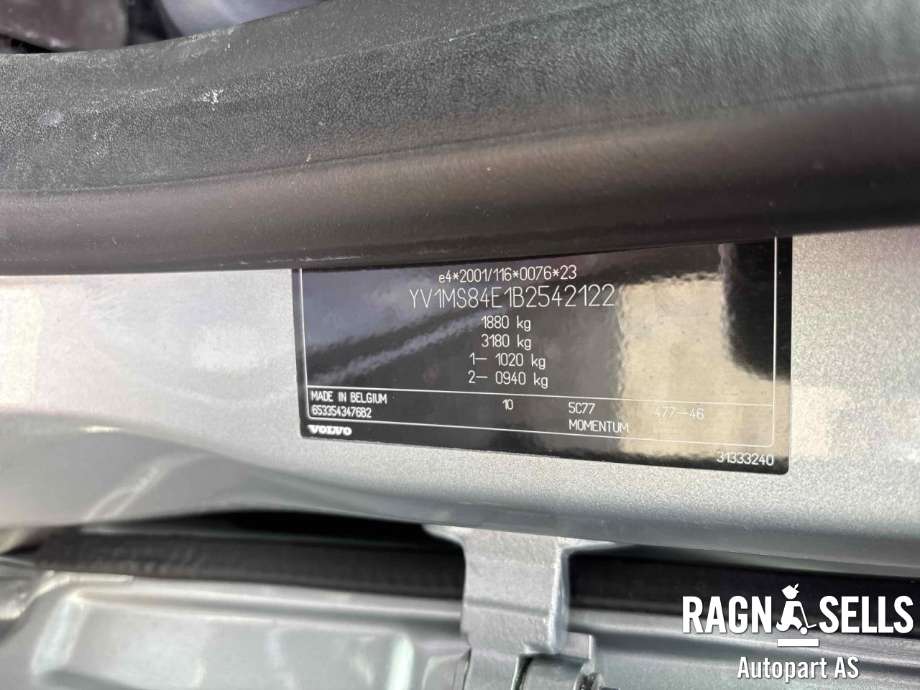 Volvo S40 2008-2012 (Type II, Fase 2) , Motorkode: D4162T, Girkassekode: 