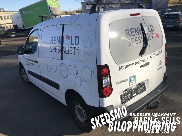 Citroën Berlingo 2008-2015 (Type II, Fase 1) , Motorkode: 9HF    DV6DTED, Girkassekode: BE4R