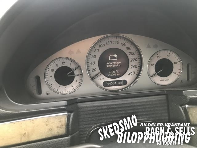 Mercedes E-Klasse 2002-2006 (Fase 1) (W211) (W211), Motorkode: 646.821, Girkassekode: 722640 06 708788