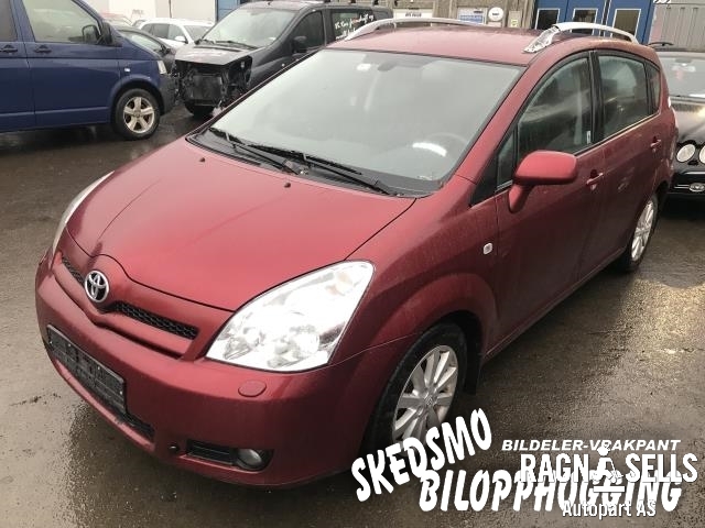 Toyota Verso 2004-2009 (Type II) , Motorkode: 1ZZ-FE 190000D191, Girkassekode: 3034064010