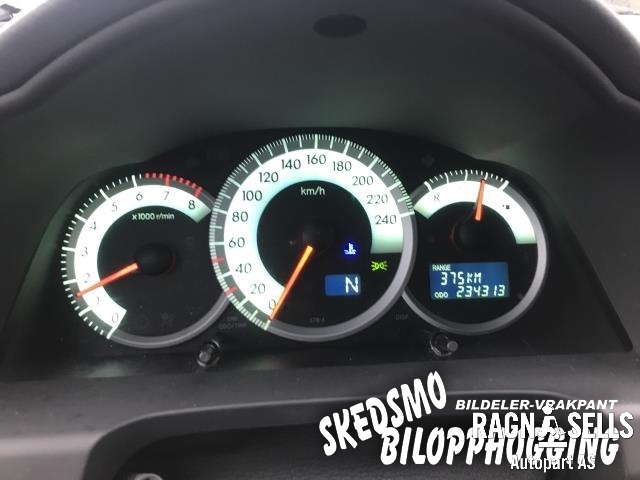 Toyota Verso 2004-2009 (Type II) , Motorkode: 1ZZ-FE 190000D191, Girkassekode: 3034064010