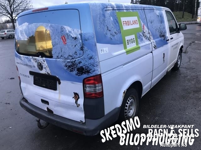 VW Transporter / Caravelle 2009-2015 (Fase 2) (T5) (T5), Motorkode: CAAC, Girkassekode: KQK