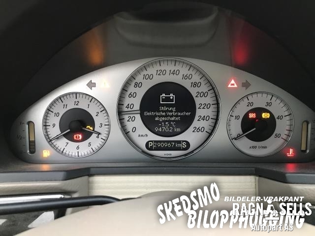 Mercedes E-Klasse 2002-2006 (Fase 1) (W211) (W211), Motorkode: 646 961, Girkassekode: 722699 03 811664