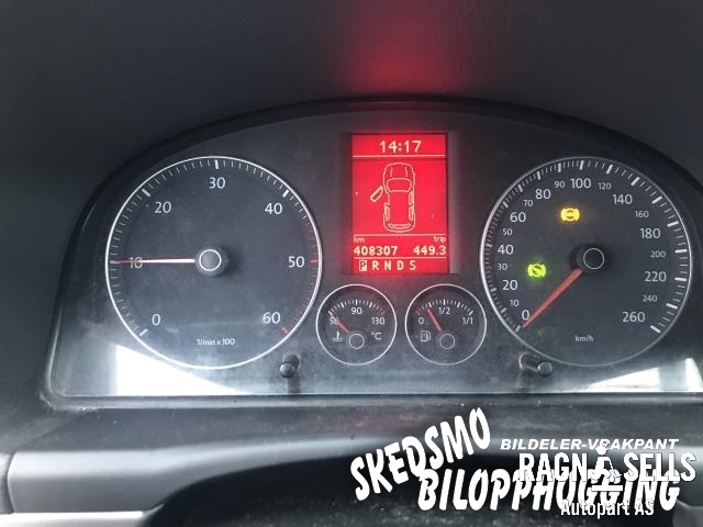 VW Touran 2007-2010 (Type I, Fase 2) , Motorkode: BLS, Girkassekode: JPL