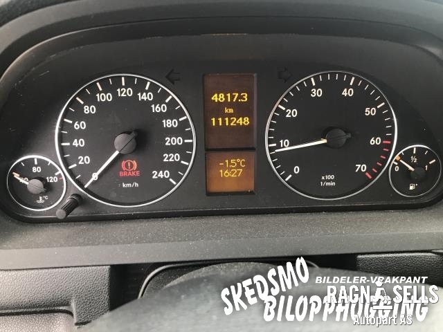 Mercedes A-Klasse 2005-2012 (W169) (W169), Motorkode: M266.920, Girkassekode: 71652000989893