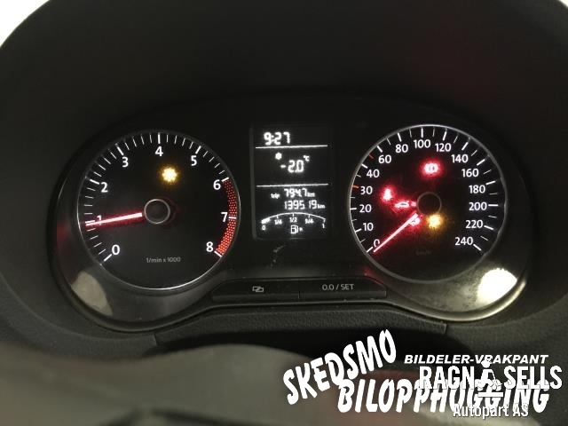 VW Polo 2009-2014 (Type V, Fase 1) , Motorkode: CGPA, Girkassekode: LNR