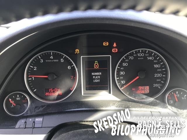 Audi A4 2004-2008 (Type III) (B7) (B7), Motorkode: BFB, Girkassekode: GJW