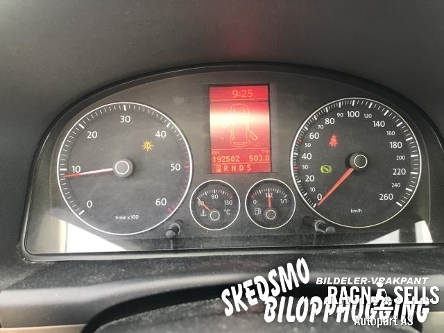 VW Touran 2007-2010 (Type I, Fase 2) , Motorkode: BLS, Girkassekode: MGJ
