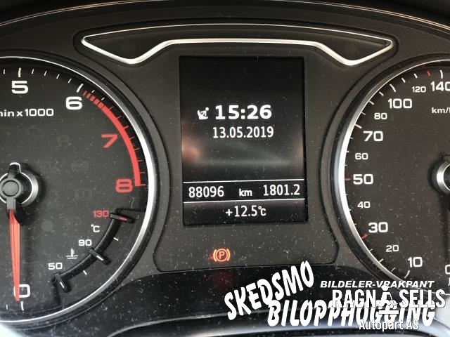 Audi A3 2012-2016 (Type III, Fase 1) , Motorkode: CYVB, Girkassekode: PRL