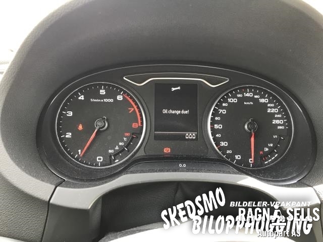 Audi A3 2012-2016 (Type III, Fase 1) , Motorkode: CYVB, Girkassekode: PRL