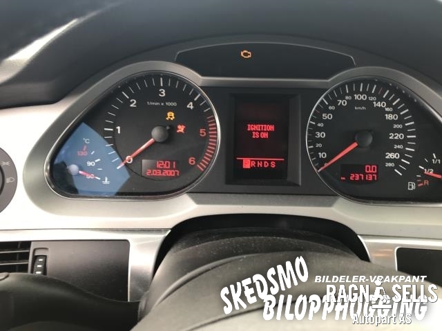 Audi A6 2005-2008 (Type III, Fase 1) (C6) (C6), Motorkode: BRE, Girkassekode: JQL