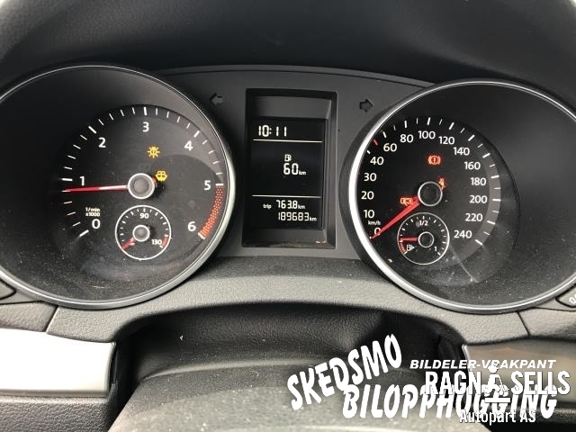 VW Golf VI 2008-2012 , Motorkode: CAYB, Girkassekode: LHW