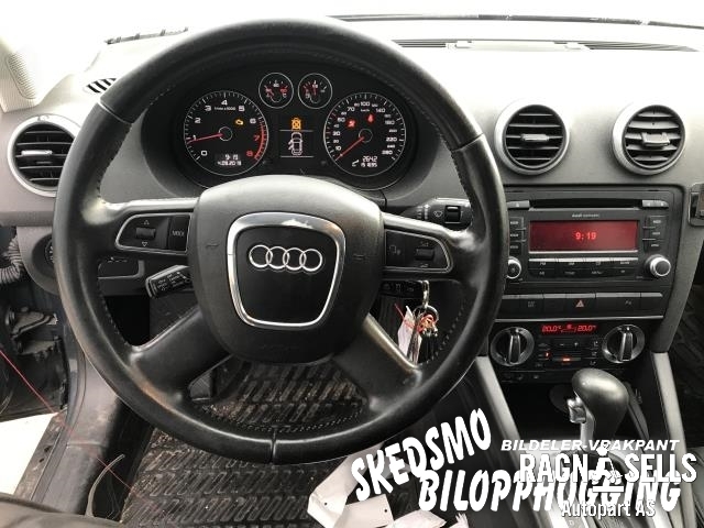 Audi A3 2009-2012 (Type II, Fase 2) , Motorkode: CAXC, Girkassekode: LWZ
