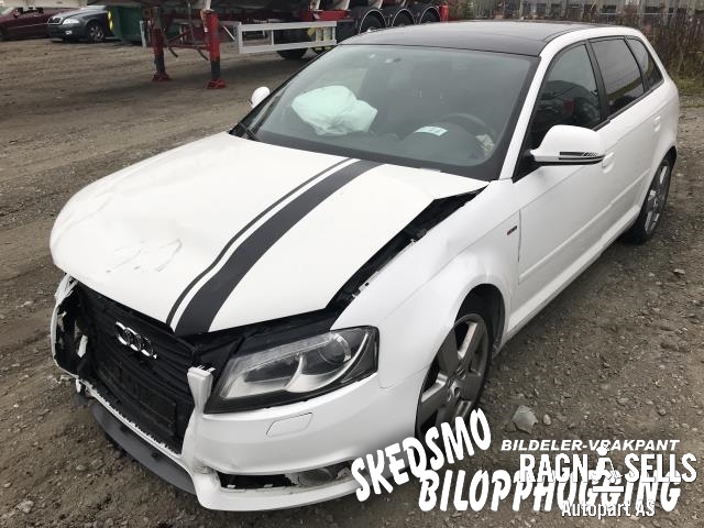 Audi A3 2009-2012 (Type II, Fase 2) , Motorkode: CBAB, Girkassekode: KQC