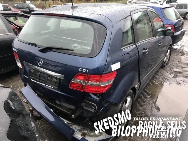 Mercedes B-Klasse 2005-2008 (Fase 1) (W245) (W245), Motorkode: 640940, Girkassekode: 72280000209884