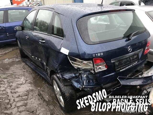 Mercedes B-Klasse 2005-2008 (Fase 1) (W245) (W245), Motorkode: 640940, Girkassekode: 72280000209884