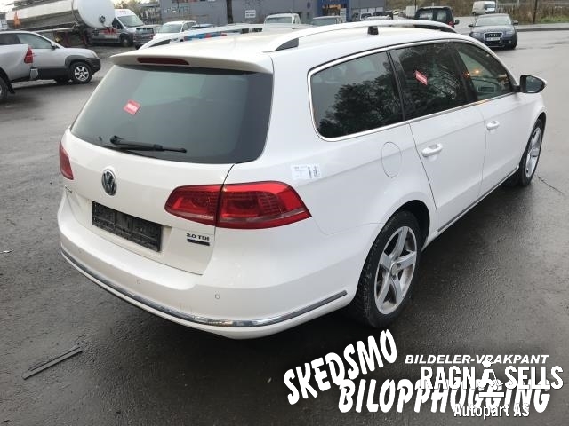 VW Passat 2011-2015 (B7) (B7), Motorkode: CFFB, Girkassekode: NFU