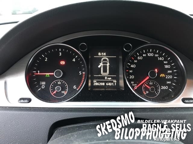 VW Passat 2011-2015 (B7) (B7), Motorkode: CFFB, Girkassekode: NFU