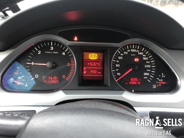 Audi A6 2005-2008 (Type III, Fase 1) (C6) (C6), Motorkode: BRE, Girkassekode: GYX
