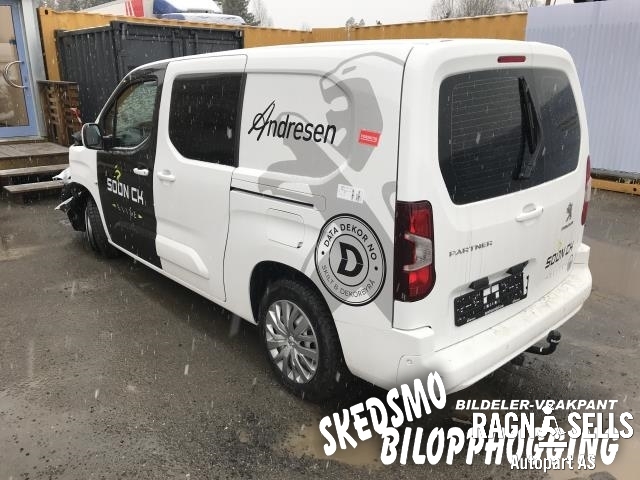Peugeot Partner 2019-->> (Type III) , Motorkode: YHY DV5RD, Girkassekode: BE4R