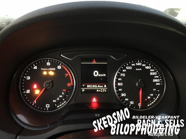Audi A3 2012-2016 (Type III, Fase 1) , Motorkode: CXSA, Girkassekode: PVG