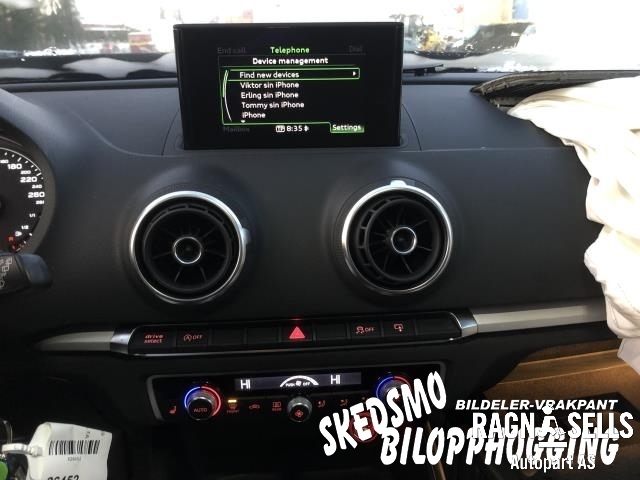 Audi A3 2012-2016 (Type III, Fase 1) , Motorkode: CXSA, Girkassekode: PVG